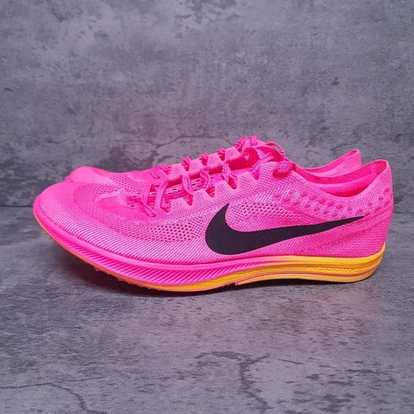 NIKE ZoomX Dragonfly Track Spikes Mens 9.5 Womens 11 Hyper Pink Orange - Picture 2 of 8